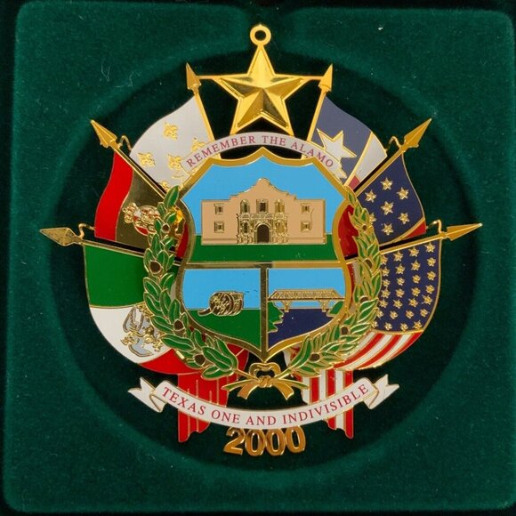 2000 Texas Capitol Ornament Reverse Seal Collectible Christmas Holiday Decor - Picture 3 of 4